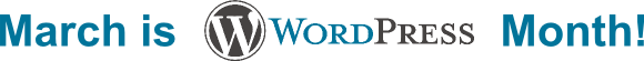 March Specials - WordPress Packages wordpress logo