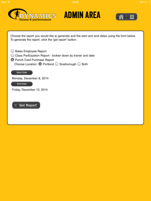 Admin Area Screen Shot 2