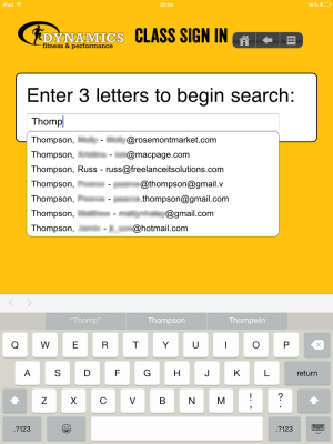 Member Area Screen Shot 1