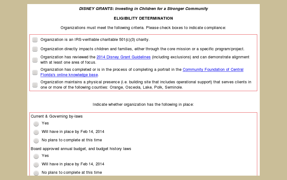 Program Eligibility Form. Slide 5