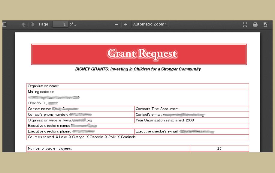 PDF forms - can be printed or downloaded. Slide 12