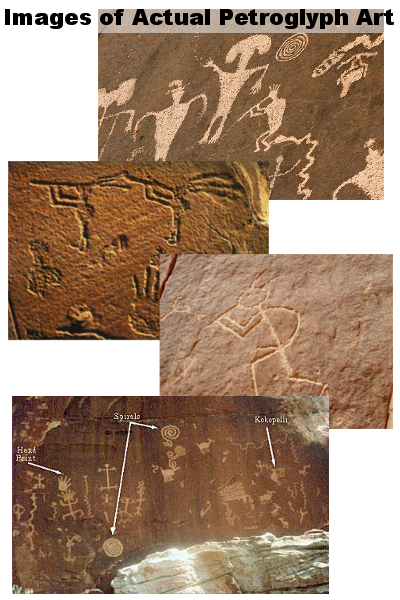 Kokopelli Petroglyph Art Kokopelli Panel